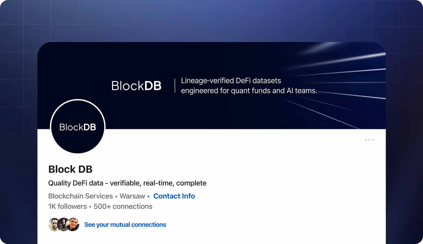 BlockDB social media