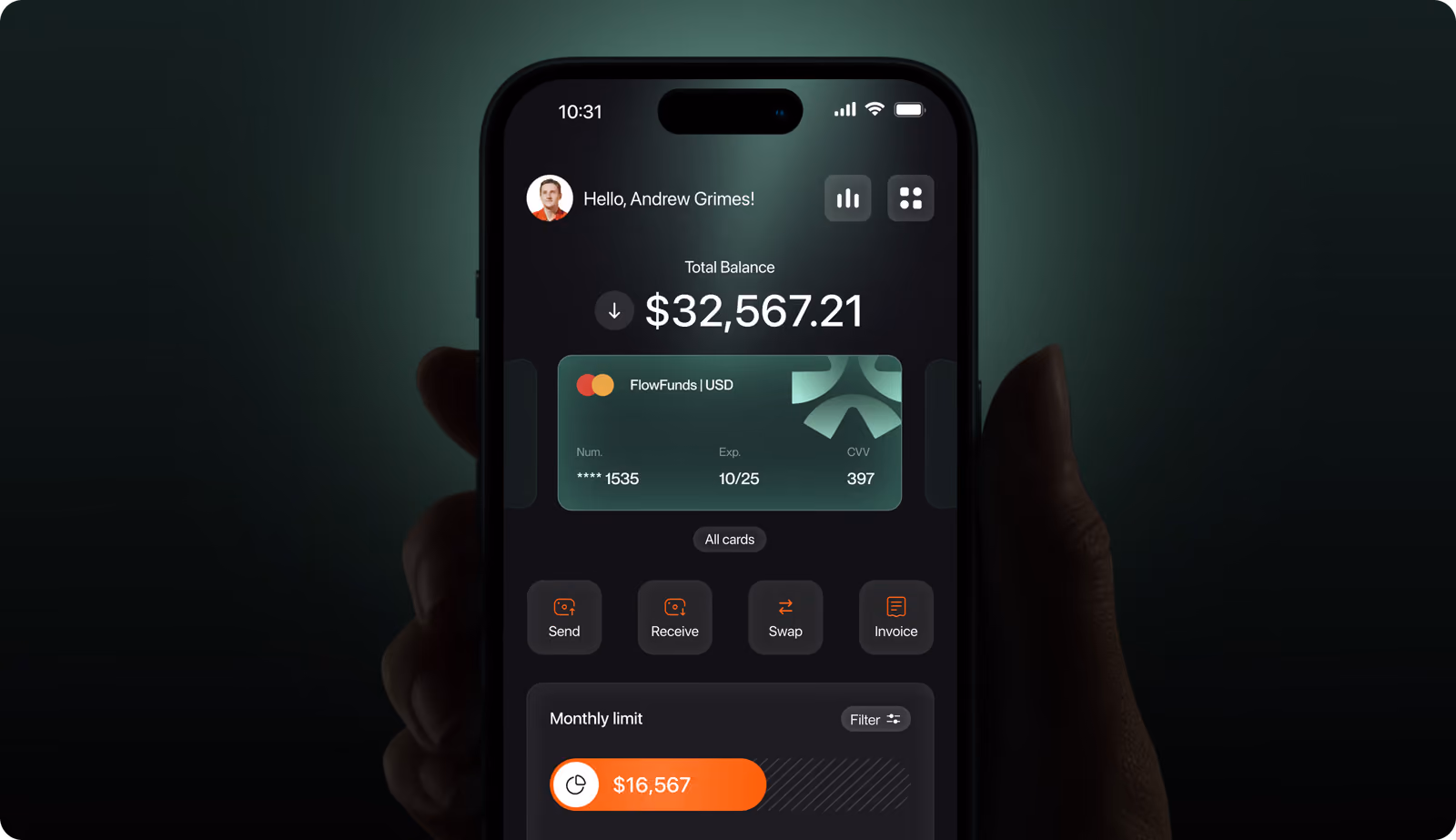 FlowFunds mobile app