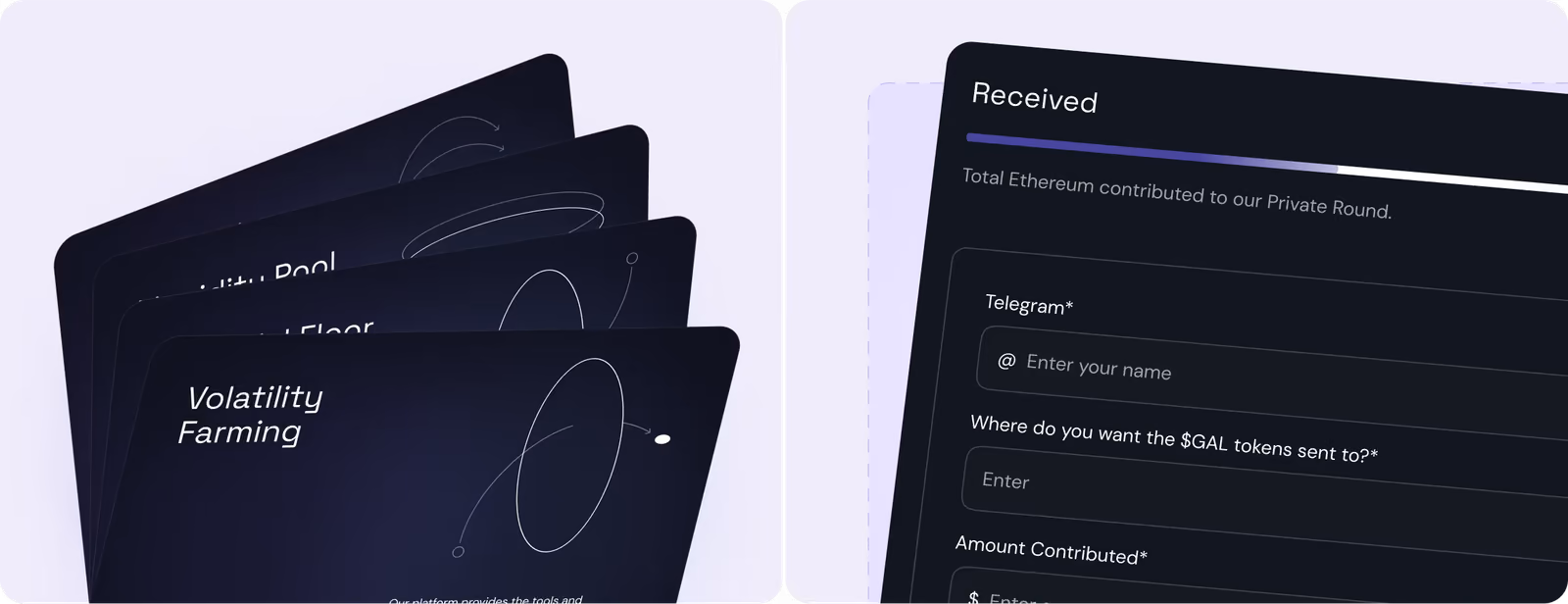 Galaxy web application design