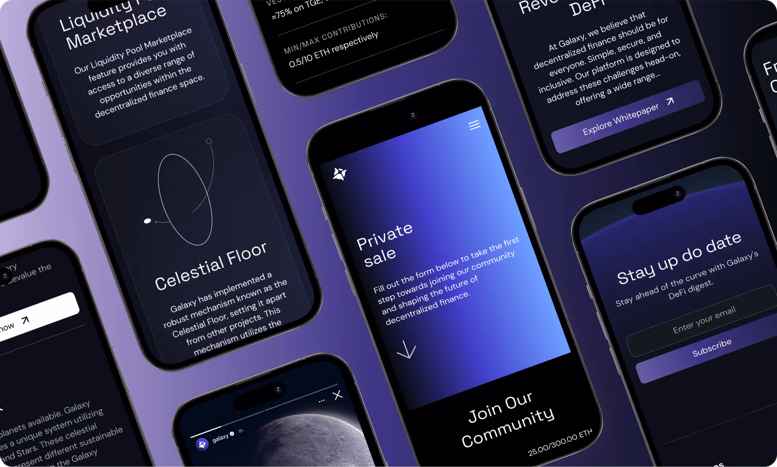 Galaxy responsive design