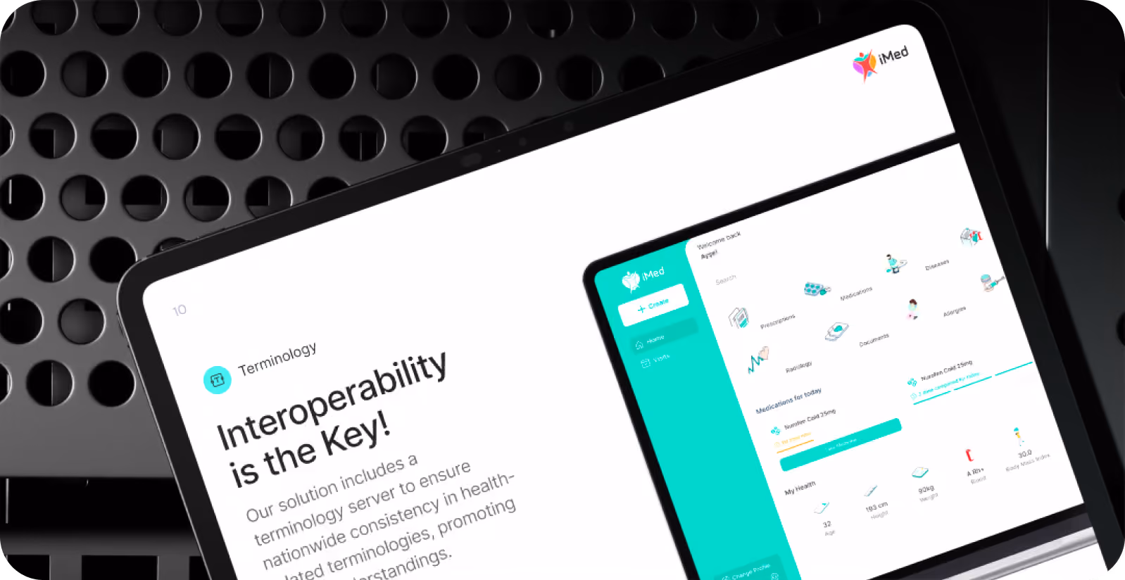 iMed product screens