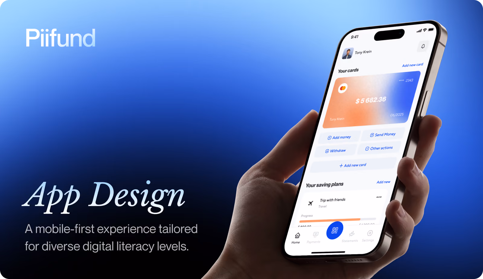 Piifund mobile app